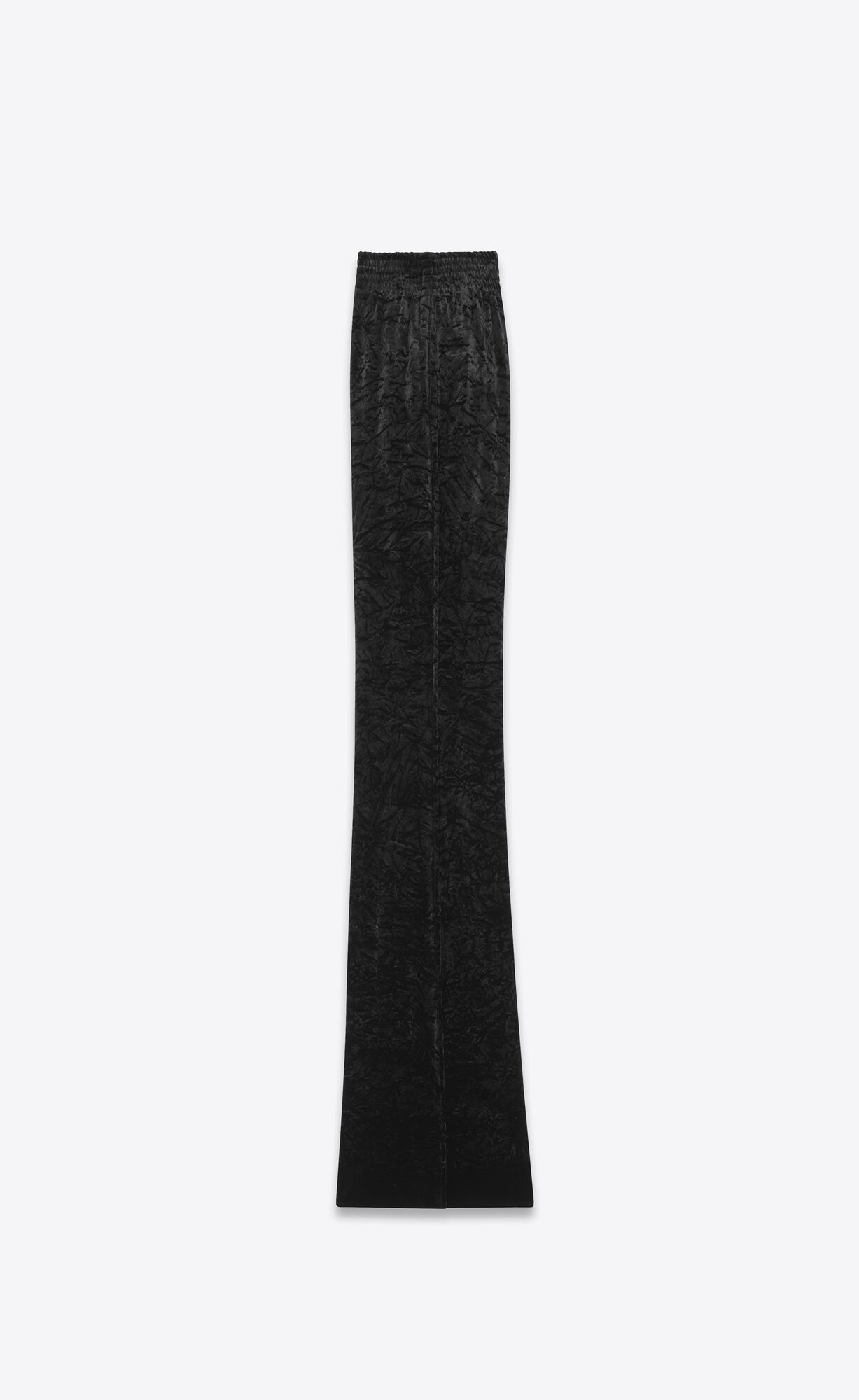 YSL Wide-leg Pants In Velvet Black | 0921486-FK
