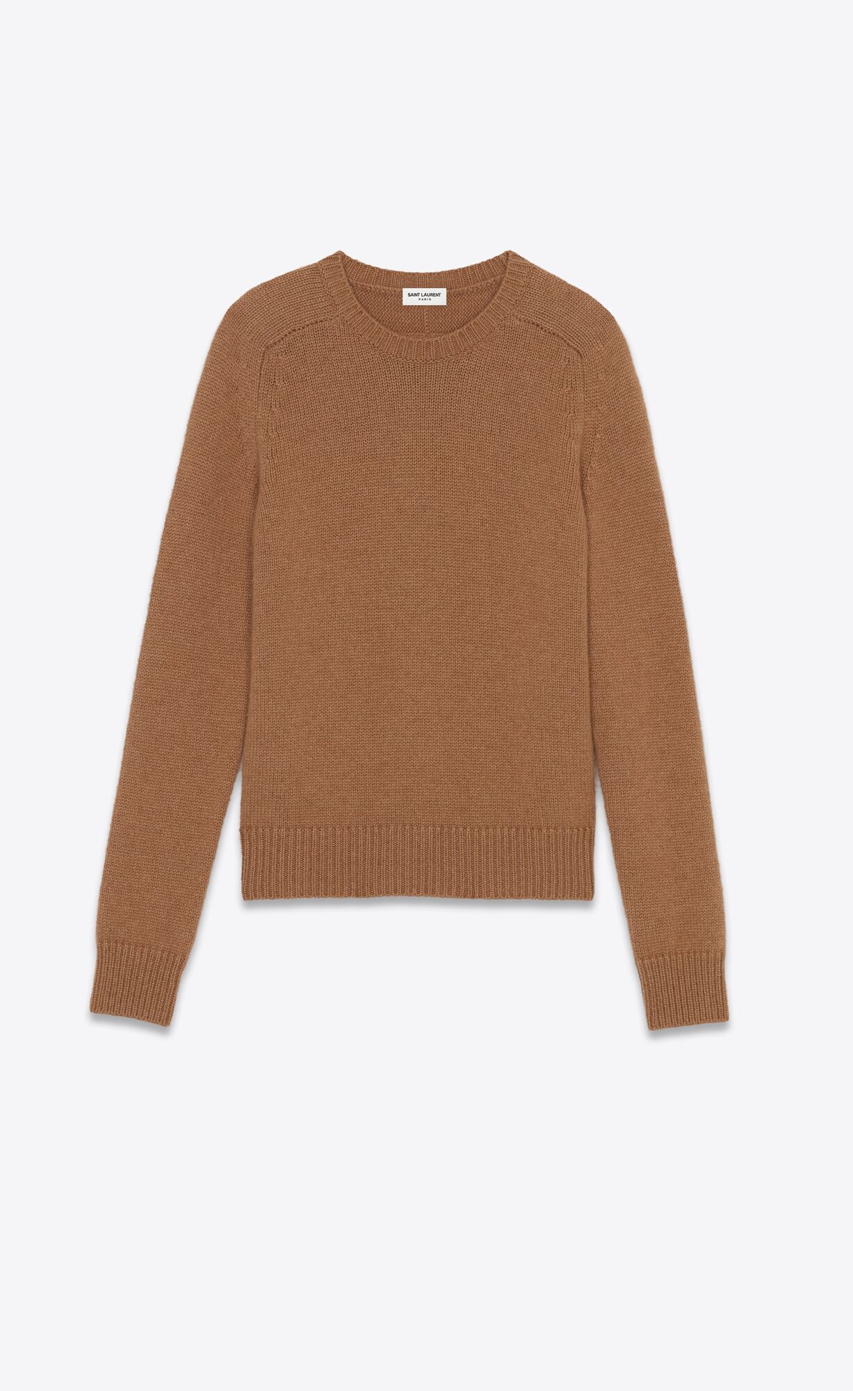 YSL Wool Sweater Camel | 7142563-OX